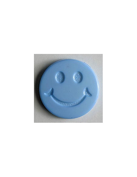 Kinderknopf Smiles 19 mm - Dill 560 - hellblau