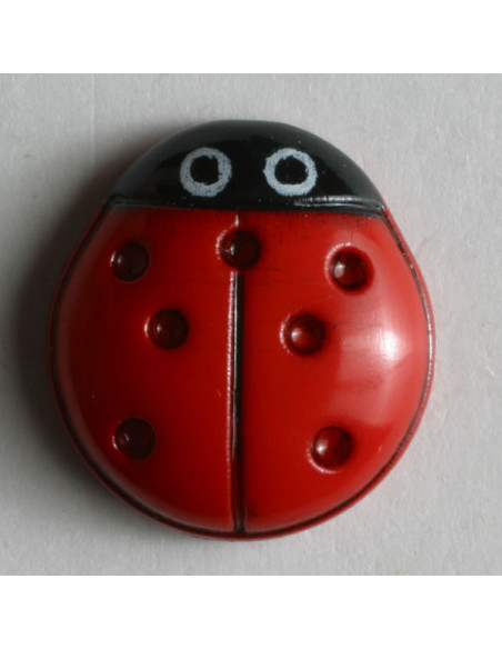 Knopf Marienkäfer 11 mm oder 15 mm  - Dill 11 mm