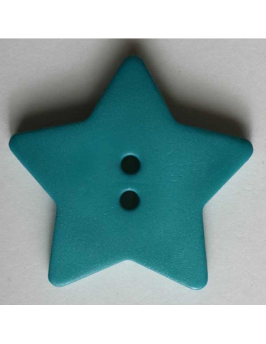 Stern Knopf diverse Farben 15 mm - Dill 41 - smaragd