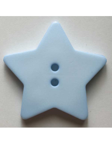Stern Knopf diverse Farben 15 mm - Dill  32 - hellblau
