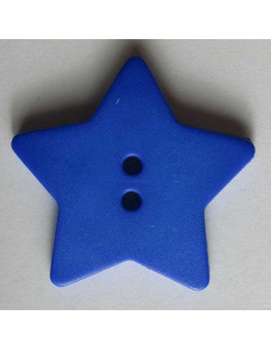 Stern Knopf diverse Farben 15 mm - Dill 33 - royal