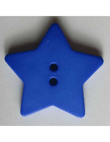 Stern Knopf diverse Farben 15 mm - Dill 33 - royal