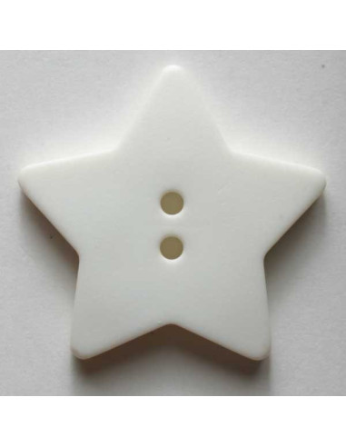 Stern Knopf diverse Farben 15 mm - Dill 30 - natur