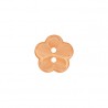 Polyesterknopf Blume orange 12 mm - Union Knopf