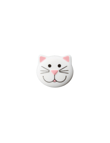 Kinderknopf Katze 20 mm Öse - Prym