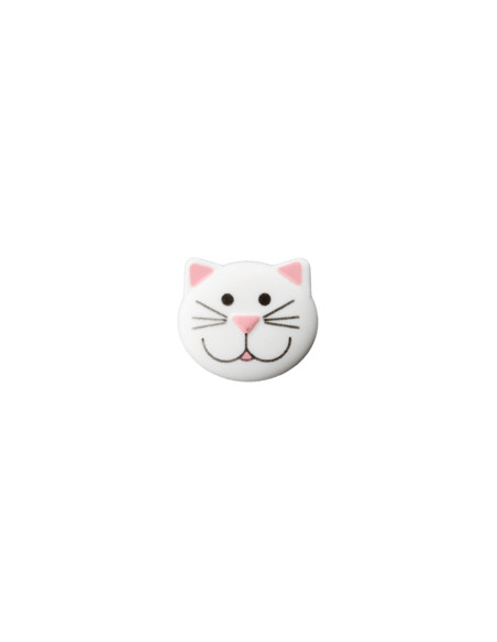 Kinderknopf Katze 20 mm Öse - Prym