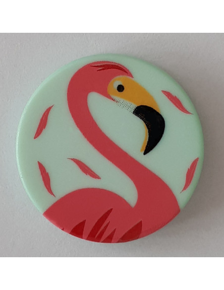 Knopf Flamingo 15 mm - Dill mint