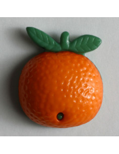 Kinderknopf Orange 18 mm Öse - Dill