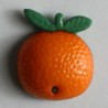 Knopf Orange mit Öse 18 mm - Dill
