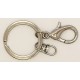 Karabiner- Schlüsselring silber - welti creativ