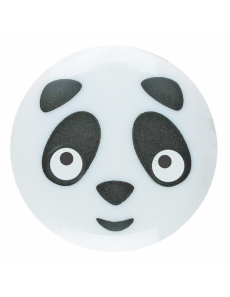 Kinderknopf mit Öse 18 mm - Dill 160 - Panda