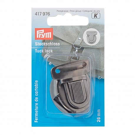 Steckschloss 26 mm altsilber - Prym