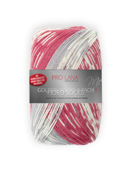 Fjord Socks - Pro Lana 183 - rot color