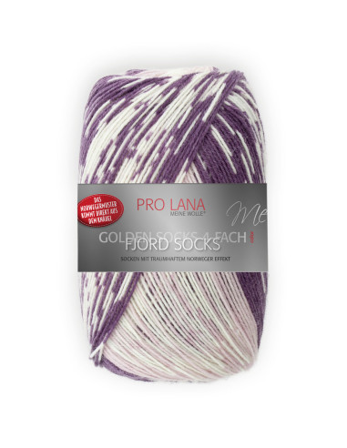 Fjord Socks - Pro Lana 188 - pflaume color