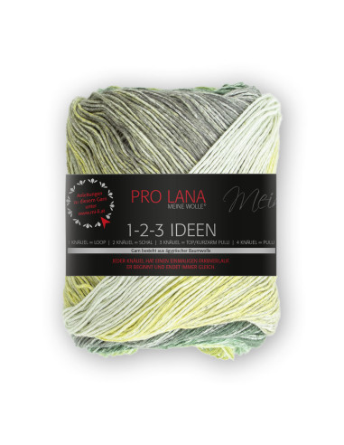 1-2-3 Ideen - Pro Lana 08 - grün/gelb