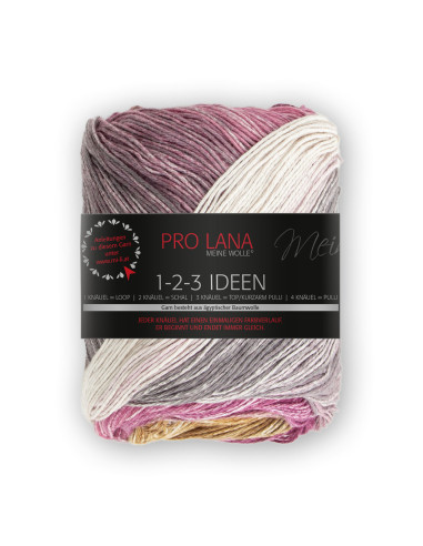 1-2-3 Ideen - Pro Lana 09 - rosewood/braun