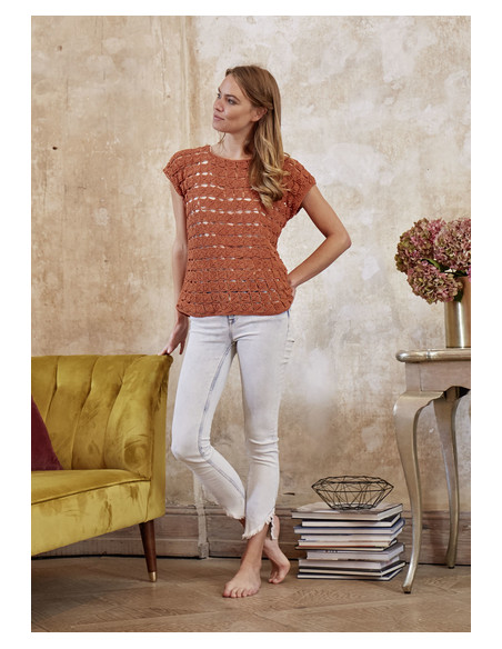 Gehäkeltes Shirt 10223 - Gratis Anleitung