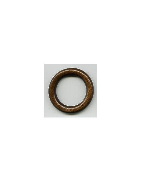 Holz Ring dunkelbraun lackiert 38 x 55mm - welticreativ