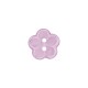 Polyesterknopf Blume flieder 18 mm - Union Knopf