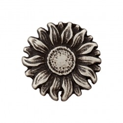 Metallknopf Blume mit Öse 20 mm - Union Knopf_16885