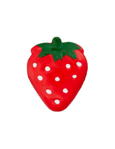 Kinderknopf Erdbeere 21 mm Öse - Prym rot
