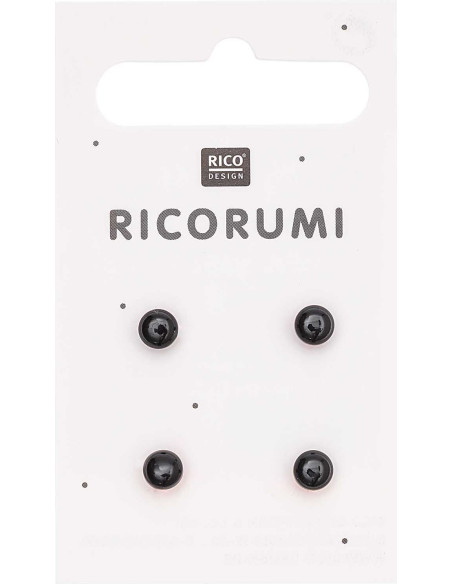 Knopf mit Steg 5 mm - Rico