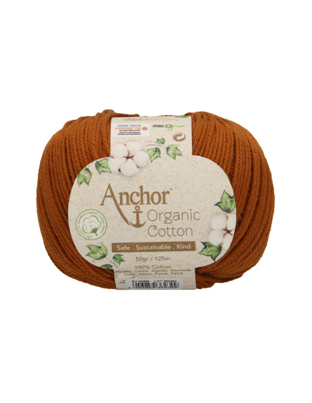 Organic Cotton - Anchor 0309 - caramel brown