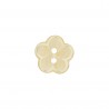 Polyesterknopf Blume gelb 12 mm - Union Knopf