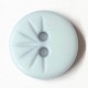 Knopf rund mit verzierung hellblau 13 mm - Dill