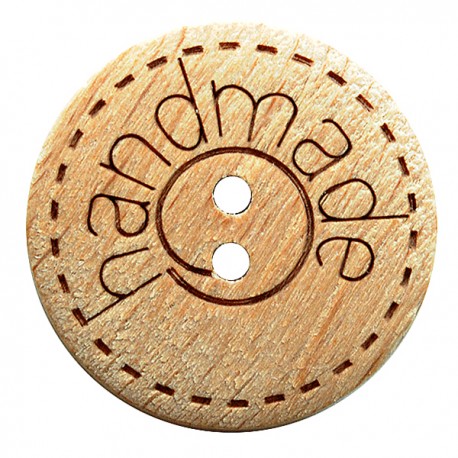 Holzknopf 23 mm - Dill