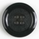 Kunststoffknopf schwarz 4-Loch 23 mm - Dill