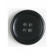 Modeknopf schwarz 4-Loch 20 mm - Dill