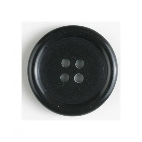 Modeknopf schwarz 4-Loch 20 mm - Dill_17760