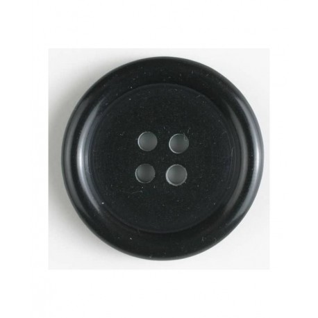 Modeknopf schwarz 4-Loch 20 mm - Dill