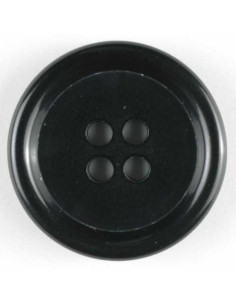 Anzugknopf 20 mm 4-Loch  - Dill schwarz