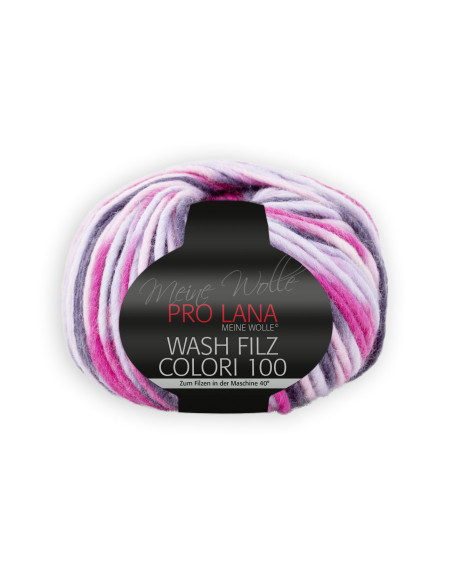 Wash Filz Colori 100 - Pro Lana 710 - rosa/pink