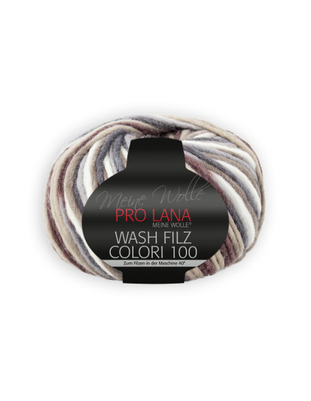 Wash Filz Colori 100 - Pro Lana 707 - beige/braun