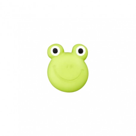 Polyesterknopf Öse Frosch hellgrün 20 mm - Union Knopf