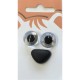 Nase und Tieraugen 18 mm - Union Knopf