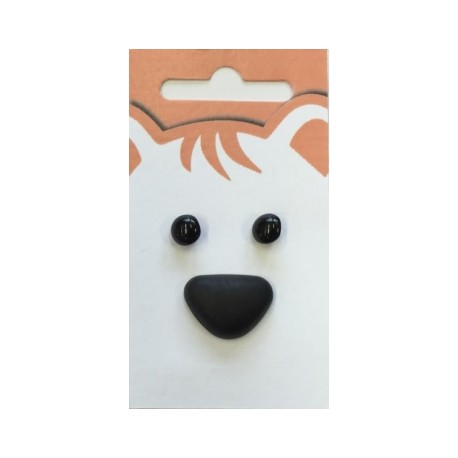 Nase und Tieraugen 8 mm - Prym