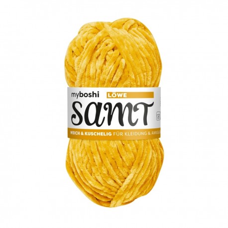 Samt - myboshi 813 - Löwe gelb