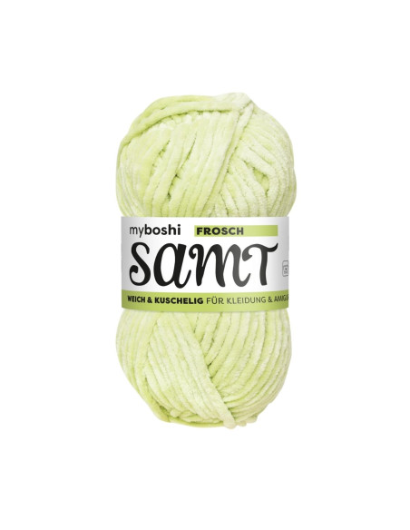 Samt - myboshi 827 - Frosch hellgrün
