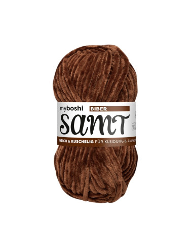 Samt - myboshi 892 - Biber braun