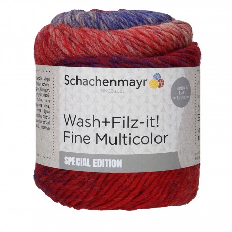 WashFilz-it Fine Multicolor - Schachenmayr 00084 - exotic color