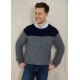 Männerpullover Bicolor S10340C - Download