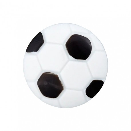 Polyesterknopf Fuball  mit Öse 18 mm -  Union Knopf