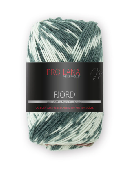 Fjord - Pro Lana 92 - natur/grün/rost