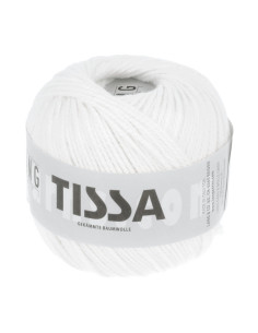 Lang Yarns Tissa 0001 - weiss