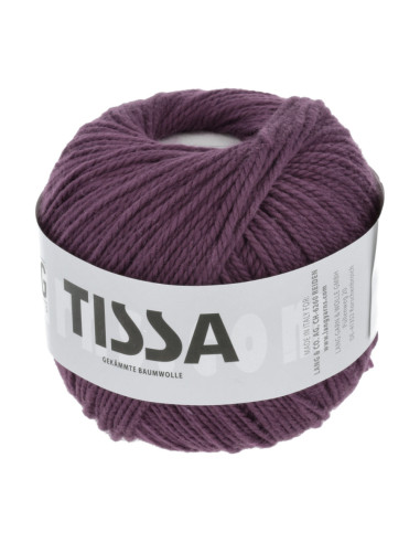 Lang Yarns Tissa 0180 - aubergine