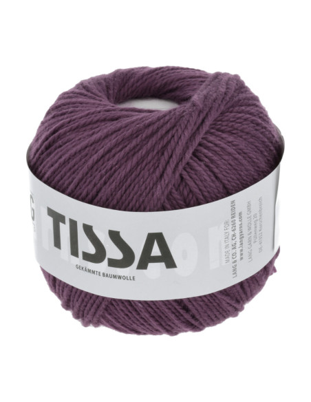 Lang Yarns Tissa 0180 - aubergine